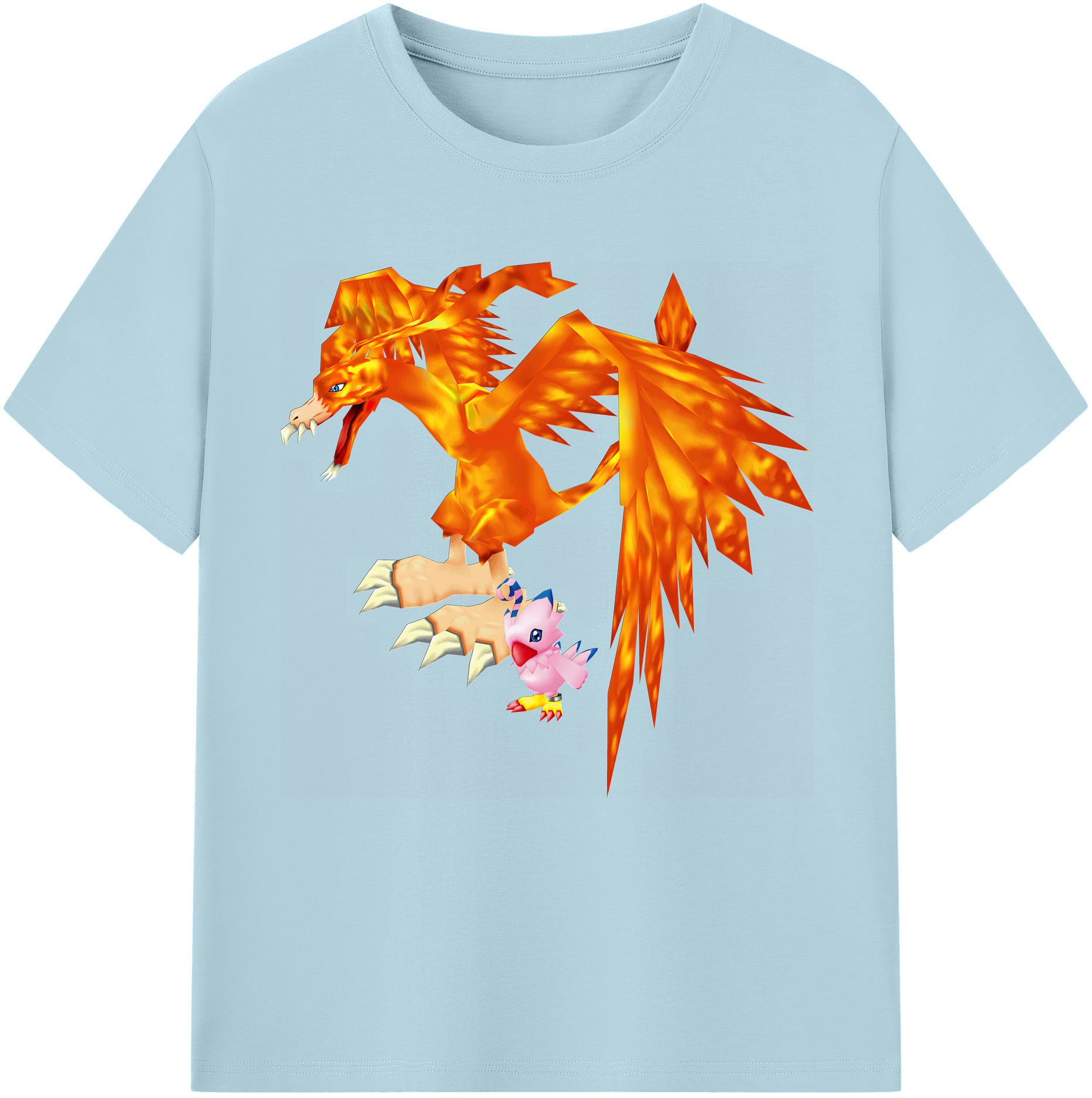 （画像用） Digimon デジタルモンスター/デジモン 綿100％半袖Tシャツ（フロントプリント）